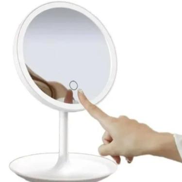 Imagem de Espelho de maquiagem com LED - Interponte, BRANCO