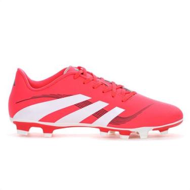 Imagem de Chuteira Adidas Campo Predator Essentials 25.5 Rosa e Branco - Masculi