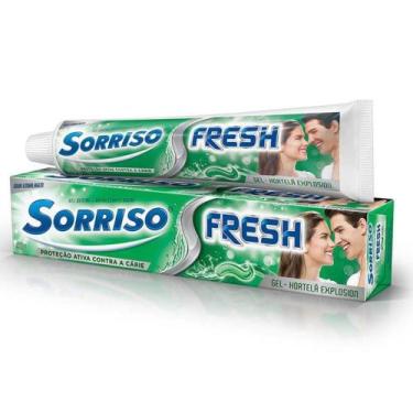 Imagem de Gel Dental Sorriso Gel Fresh 2 em 1 90g Hortelã Explosion
