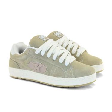 Imagem de Tênis Qix and Kings Combat Suede Heart Pack Branco, 44, Branco, Unisse
