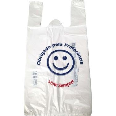 Imagem de Sacola Plástica 40x50 Volte Sempre Pacote com 472 Unidades Branca Altaplast
