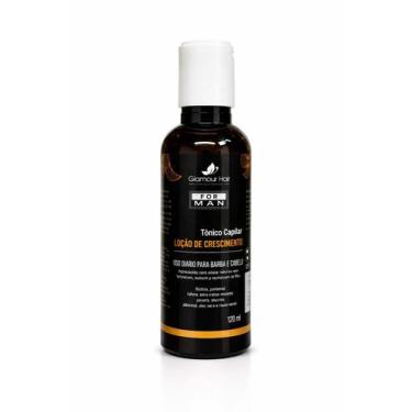 Imagem de Tônico Capilar Crescimento Barba e Cabelo Glamour Hair For Man 120ml