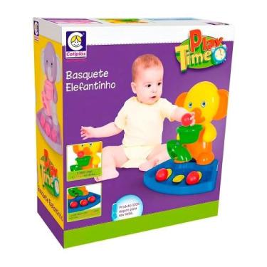 Imagem de Basquete Cotiplás Play Time Elefante 700 g