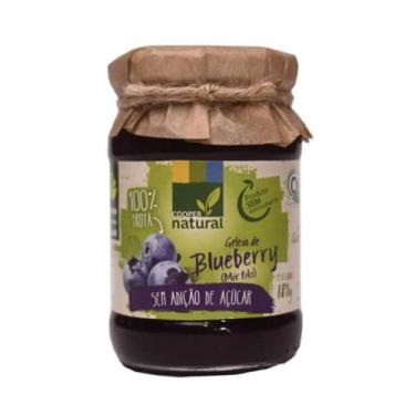 Imagem de Kit 3X: Geleia Mirtilo (Blueberry) Orgânico Sem Açúcar 180g - Cooperna