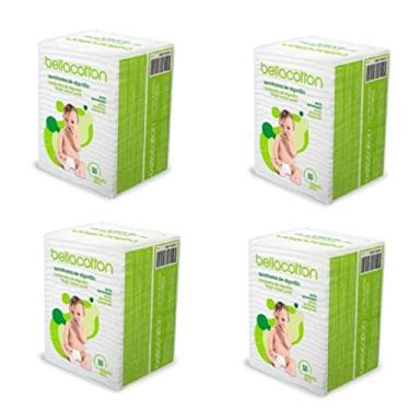 Imagem de Kit 4 algodão Bellacotton Quadrado Bebês