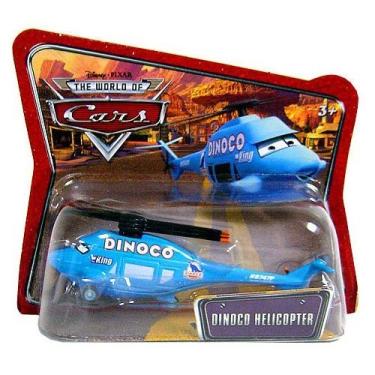 Imagem de Disney / Pixar CARS Movie 1:55 Die Cast Checkout Lane Package Dinoco Helicopter