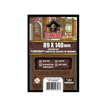 Imagem de Sleeve Customizado para Flamecraft - Cartas de Loja (89x140)