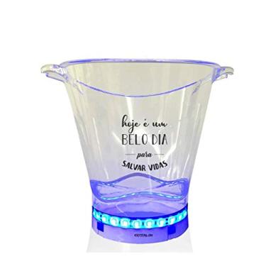 Imagem de Balde de Gelo com Led Personalizado Salvar Vidas