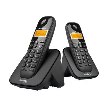 Imagem de Telefone Sem Fio Intelbras Ts3112 Digital Com Ramal Adicional Preto