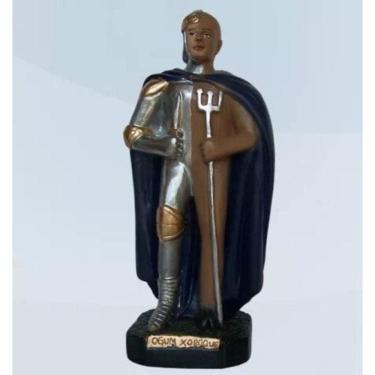 Imagem de Imagem Exu Xoroque Escultura Gesso Estatua 20 Cm