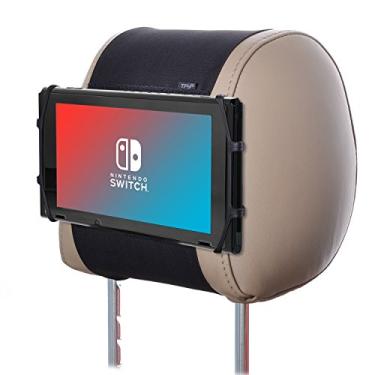 Imagem de TFY Car Headrest Mount Silicon Holder for Game Machine Nintendo Switch 2 and Other Tablets