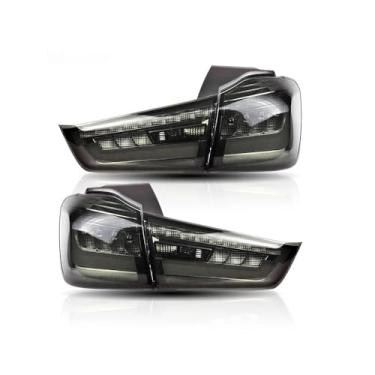 Imagem de WOLEN 1 par de luzes traseiras de luz traseira com lâmpada de direção traseira luz de freio luz de ré, para Mitsubishi Asx 2011-2019