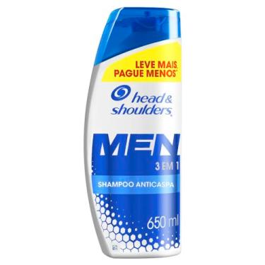 Imagem de Shampoo Anticaspa Head & Shoulders Men 3 em 1, 650 ml