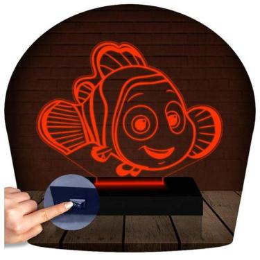 Imagem de Luminária Led 3D  Procurando Nemo   Abajur - 3D Fantasy