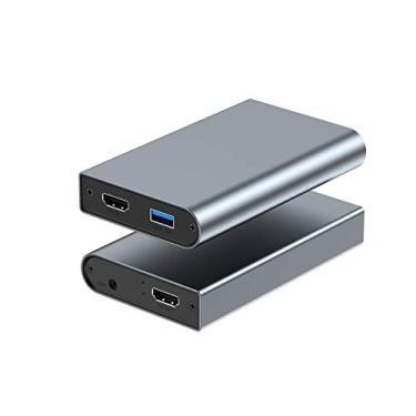 Imagem de JETAKu Placas de captura de vídeo 4K USB3.0 HD dispositivo de cartão de captura de jogos para Switch PS5 PS4 Xbox 1080P 60FPS Dispositivo gravador de jogos de transmissão ao vivo para transmissão de