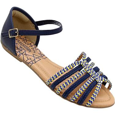 Imagem de Sandália Mississipi Huarache 4822 Azul Tamanho:34;Cor:Azul