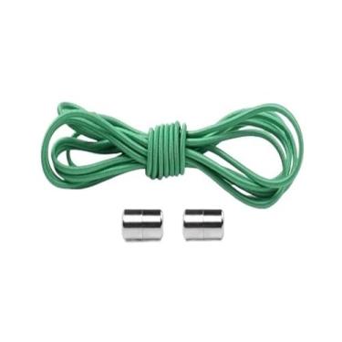 Imagem de No Tie Shoe Laces Shoes Round Shoelaces For Sneakers Rubber Elastic Laces Without Ties Kids Adult Shoe Lace Rubber Bands(Dark green)