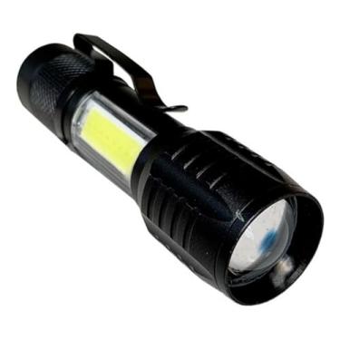 Imagem de Lanterna Mini Led Cree Police Tatica Recarregável Zoom Forte portatil de bolso