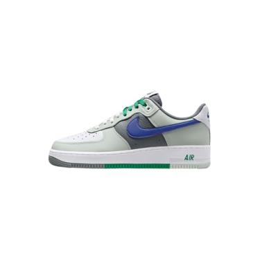 Imagem de Air Force 1 '07 Lv8 - prata/branco/cinza/azul por Nike, Prata clara azul royal profundo, 44