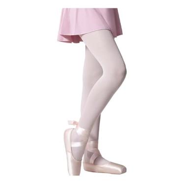 Imagem de Meia Calça Infantil Ballet/Jazz Fio 40 Selene Com Elastano | Branco | GG