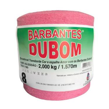Imagem de Barbante Dubom Rosa Escuro - 2 Kg - Fio 8 - 1570m - Barbantes Dubom