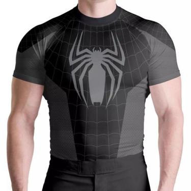 Imagem de Rash Guard Black Spider Mc Atlética Esportes, Cinza, GG1