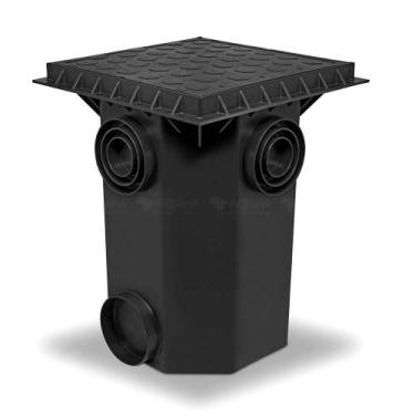 Imagem de Caixa gordura 22 litros preta - roma