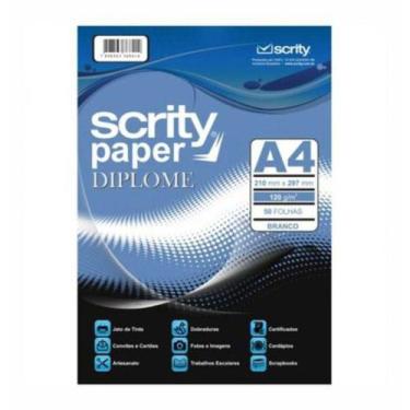 Imagem de Papel A4 Diplomata OF Branco 180G. CX com 50 - Gna