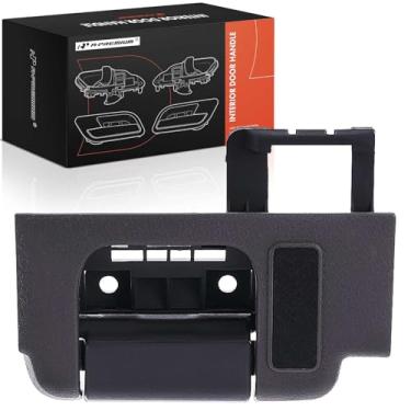 Imagem de A-Premium Maçaneta interna do lado do passageiro traseiro direito compatível com Ford F-150 F150 2009-2014 Pickup de cabine estendida, caixa cinza com alavanca preta, substituição # 9L3Z1822600AD,