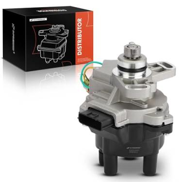 Imagem de A-Premium Distribuidor de ignição com módulo e tampa e rotor compatível com Nissan Altima 1997 1998 1999 2000 2001 2.4L, substituição # 22100-9B000, 22100-9E000