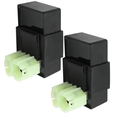 Imagem de laffoonparts 2 peças AC CDI Box 6 pinos, substituição para quadriciclo chinês ATV Quad Go Kart Scooter Ciclomotor Dirt Pit Bike GY6 49cc 50cc 125cc 150cc, substituição para Taotao, substituição para