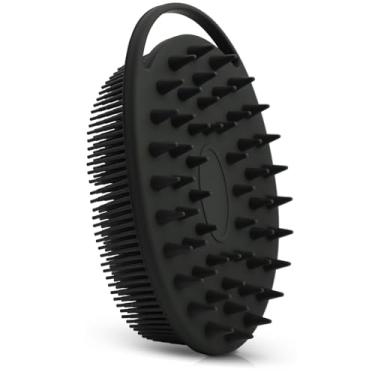 Imagem de WETANG Esfregão Corporal e de Cabelo em Silicone Premium, Escova Corporal Esfoliante, Massageador de Chuveiro, Ideal para Peles Sensíveis