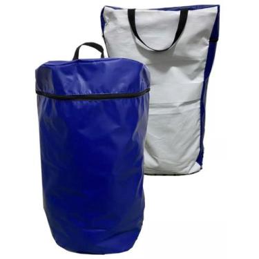 Imagem de Bolsa De Sacoleira Viagem Lona Impermeável SEM CARRINHO - Mazza, Azul,