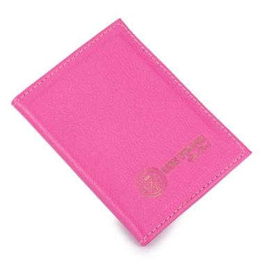 Imagem de Carteira Feminina Pequena Fina Couro Candy Colors Use Young, Rosa
