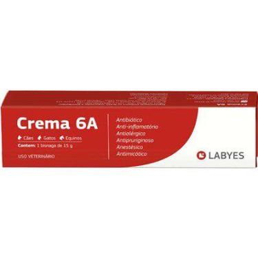 Imagem de Crema 6a 15 g uma bisnaga para caes - LABYES, 15G