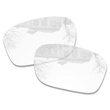 Imagem de Millersawp Lentes de substituição Holbrook XL OO9417 antirluz azul compatíveis com óculos de sol Oakley - HD transparente
