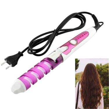 Imagem de Modelador De Cachos Escova Profissional Cabelos Cacheados Sem Esforço 