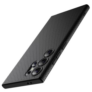 Imagem de JETech Capa Grip para Samsung Galaxy S24 Ultra, Ajuste Fino em TPU Macio Case Protetora para Telefone com Lente de Câmera Proteção Total, Capinha à Prova de Choque (Titânio Preto)