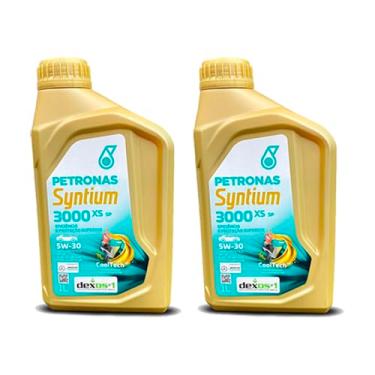 Imagem de Kit Troca 2 L Oleo Motor Sae 5W30 Petronas Syntium 3000 Xs Sintetico