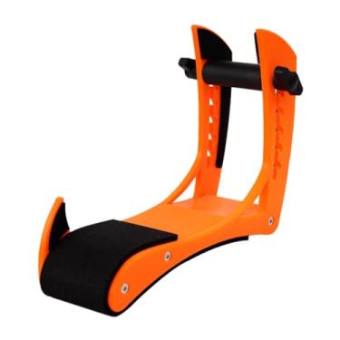 Imagem de YIJU Suporte para Guitarra Elétrica Suporte para Guitarra Suporte Ergonômico Apoio para Os Pés de Alto Desempenho Suporte para Pernas Descanso Elétrico, Laranja
