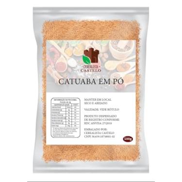 Imagem de Catuaba Em Pó Premium 100% Pura 500g Cerealista Castelo