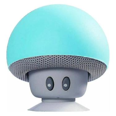 Imagem de Pequena Caixa de Som Bluetooth Cogumelo Yx-01h - Verde