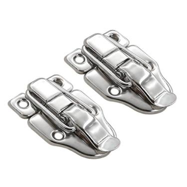 Imagem de Baoblaze 2pc s de Madeira de Peito de Bloqueio de aço Inoxidável com Parafusos , 1