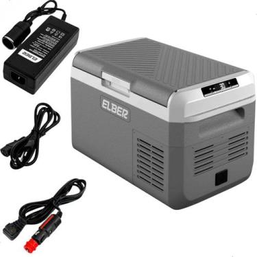 Imagem de Geladeira Portátil Elber 50lt Bluetooth Lancha Fonte 110/220