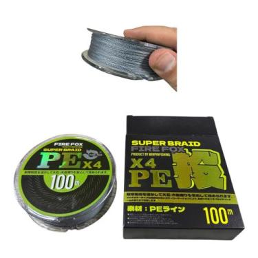Imagem de Linha Multifilamento Pesca Vision PE 4x 100m Fire Fox Forte - Bruartt
