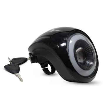 Imagem de Farol com Velocímetro Digital Chaves e Buzina 48V - Machine Motors