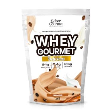 Imagem de Whey Gourmet Delicious 2Kg, Deliciosos Sabores, Capuccino