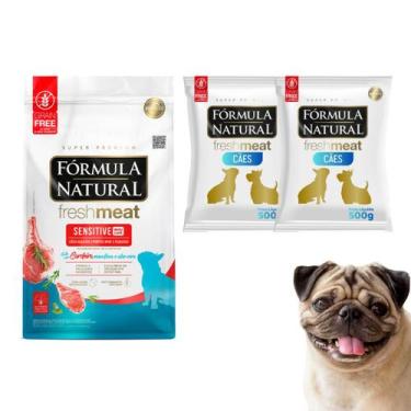 Imagem de Kit Com 2 Fresh Meat 500g Fórmula Natural  Ração para Cães Adultos Min