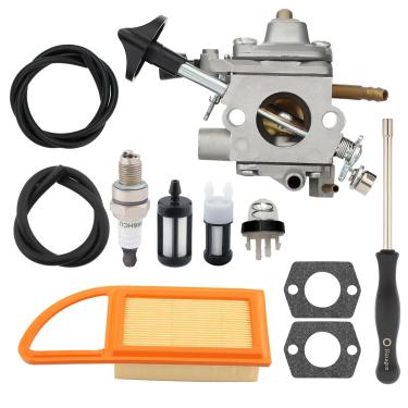 Imagem de Kit de reposição de carburador de ar para carburador de combustível Dalom BR 600 para peças de soprador de folha de soprador Stihl BR500 BR550 BR600 substitui Zama C1Q-S183 4282-120-0606 4282-120-0607 4282-120-0608