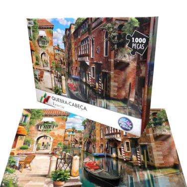Imagem de Quebra-cabeça - 1000 Peças - Veneza - Pais E Filhos